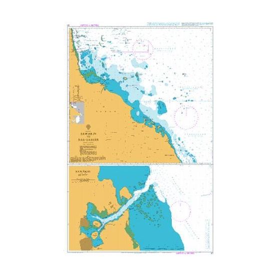 81 Sawakin to Ras Qassar Admiralty Chart