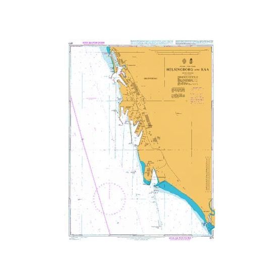 877 Helsingborg and Raa Admiralty Chart