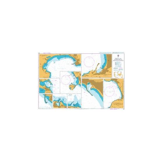 916 Ports and Harbours in Golfo di Napoli Admiralty Chart