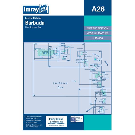 Imray Chart A26: Barbuda