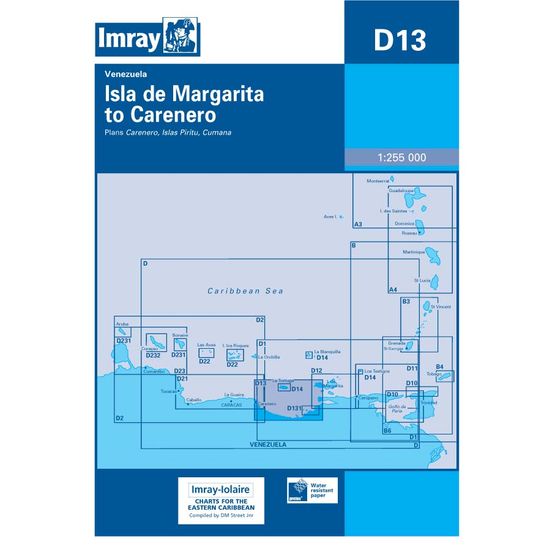 Imray Chart D13: Isla de Margarita to Carenero