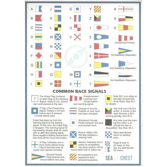 Cockpit Maritime Racing Flag Sticker