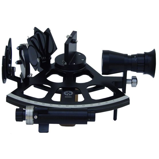 Freiberger Drum Sextant (Split Mirror) In Wooden Case