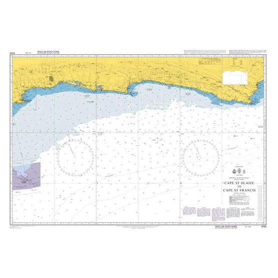 4155 Cape St Blaize to Cape St Francis Admiralty Chart