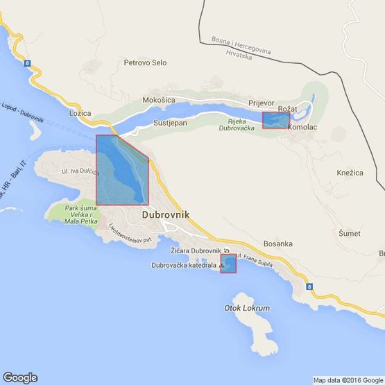 680 Croatia, Dubrovnik Admiralty Chart