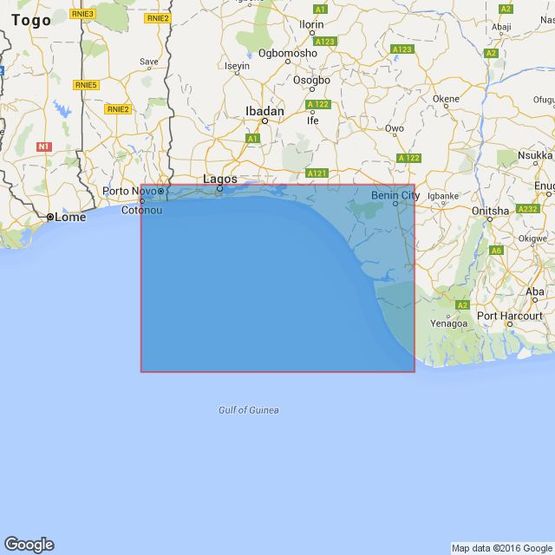 1385 Cotonou to Pennington River Admiralty Chart