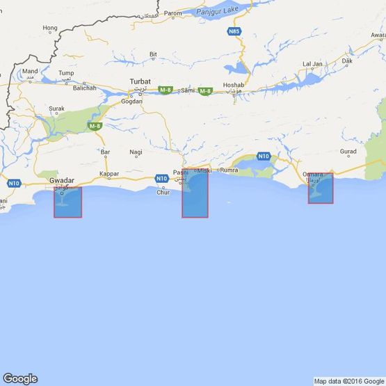 38 Karachi to Ra's al Hadd Admiralty Chart