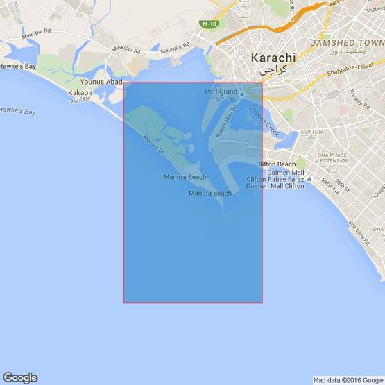 40 Karachi Harbour Admiralty Chart