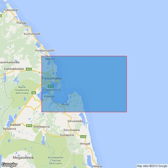 815 Approaches to Trincomalee Admiralty Chart