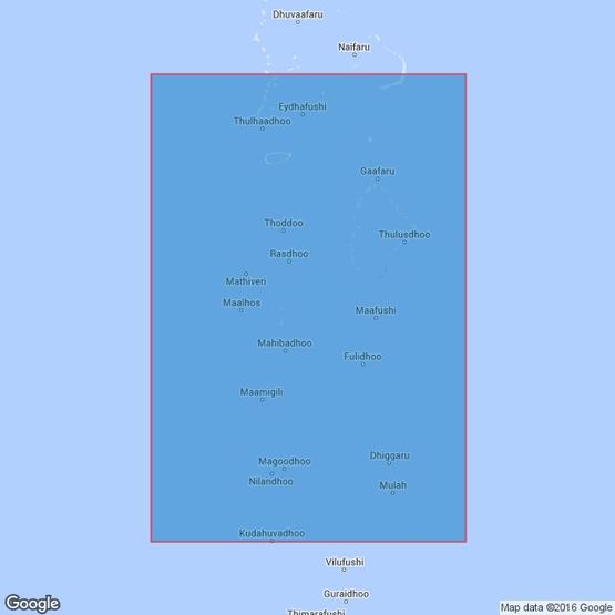 1013 Mulaku Atoll to South Maalhosmadulu Atoll Admiralty Chart