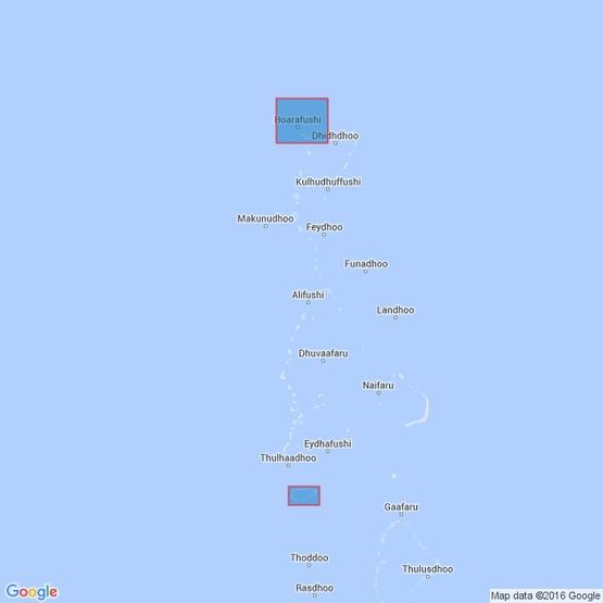 2068 Anchorages in the Maldives Admiralty Chart