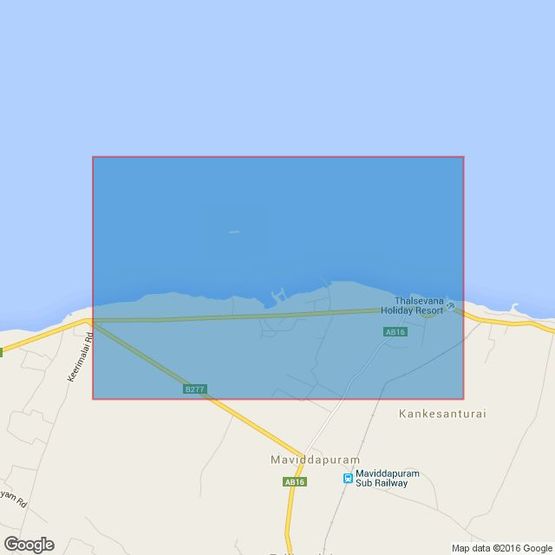 2197 Palk Strait and Palk Bay (Eastern Part) Admiralty Chart