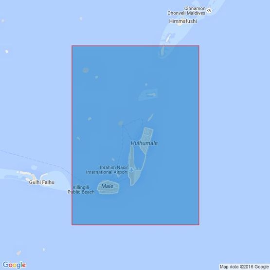 3323 Male` Atoll Admiralty Chart