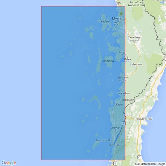 216 Mergui Archipelago Admiralty Chart