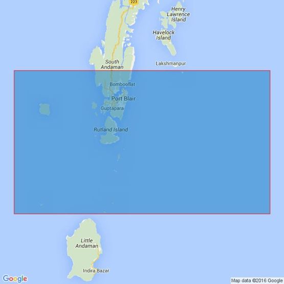 1398 Southern Approaches to Port Blair including Duncan Passage Admiralty Chart