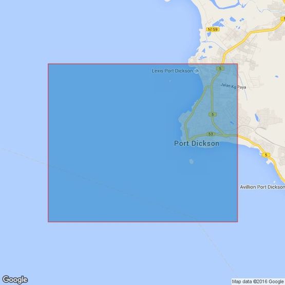 1140 Tanjong Sepat to Port Dickson Admiralty Chart