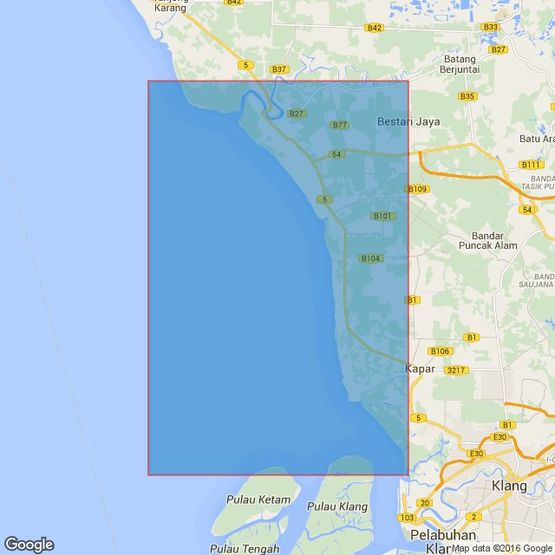 2155 Northern Approaches to Pelabuhan Klang Admiralty Chart