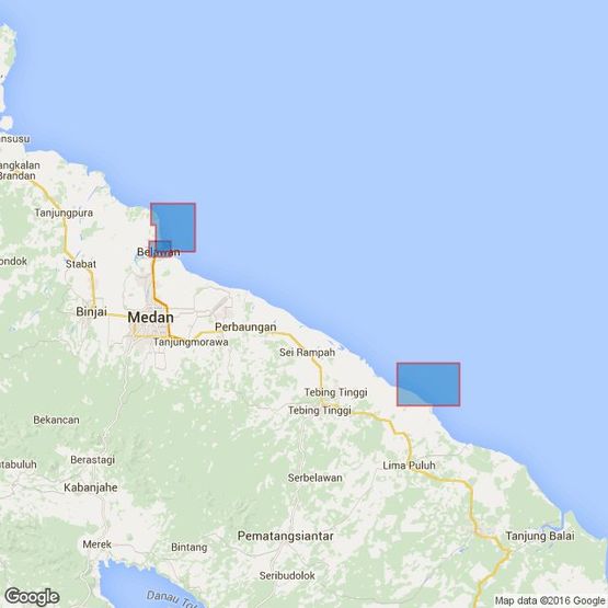 3584 Ports on the North East Coast of Sumatera Admiralty Chart