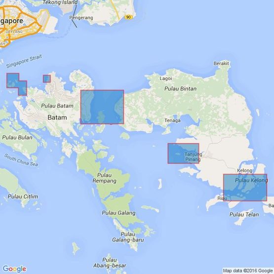 3937 Ports in Kepulauan Riau Admiralty Chart