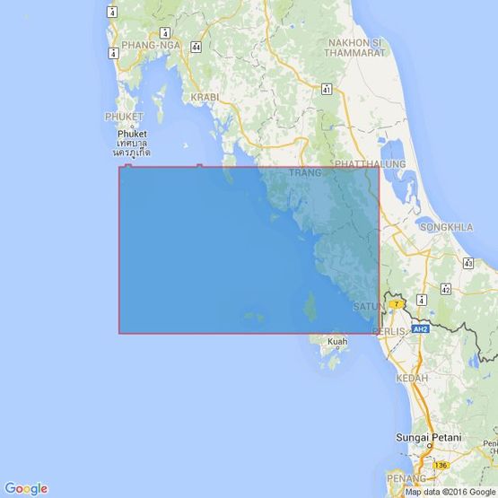 3942 Ko Lanta Yai to Ko Tarutao Admiralty Chart