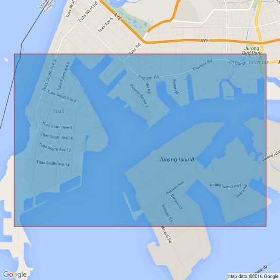 4033 Tuas Bay, West Jurong Fairway and Pesek Basin Admiralty Chart