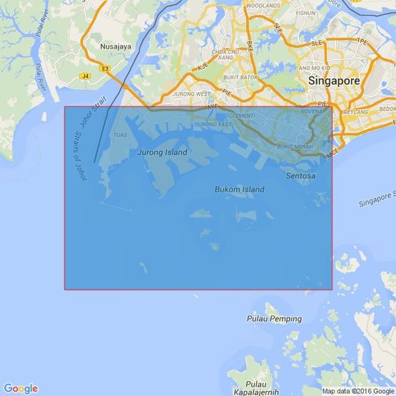 4040 Tuas View to Pulau Sakijang Bendera (S.John's Island) Admiralty Chart