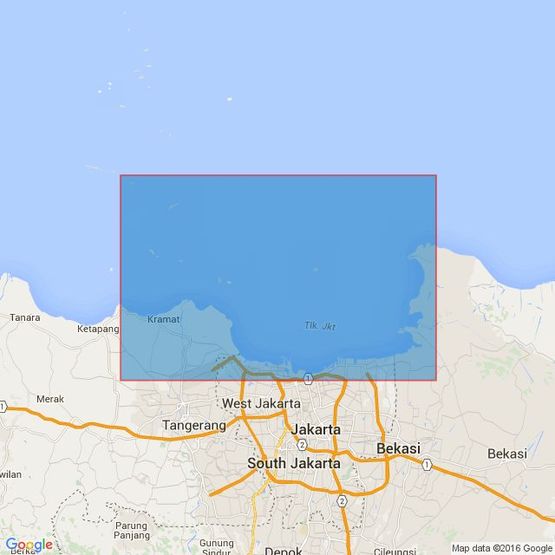 933 Approaches to Tanjungpriok Admiralty Chart