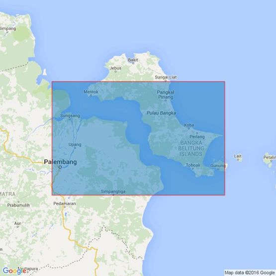 3471 Selat Bangka and Approaches to Pangkalbalam Admiralty Chart