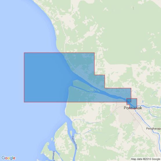3721 Pulau-Pulau Leman to Sungai Kapuas Kecil Admiralty Chart