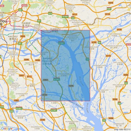 346 Nizhou Tou to Huangpu Admiralty Chart