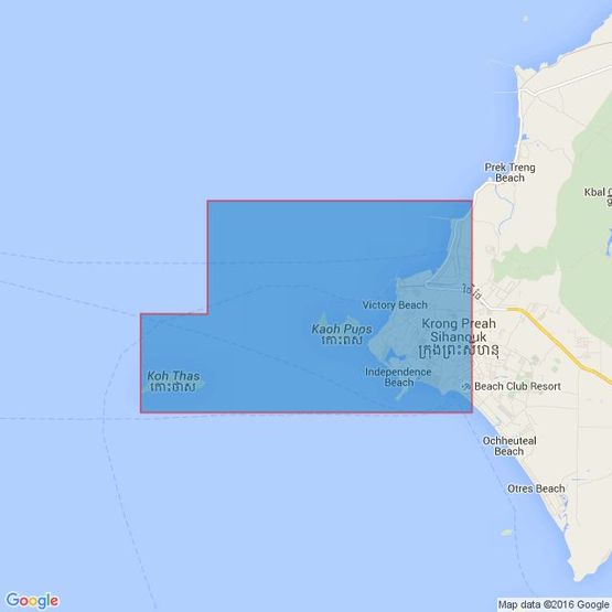 2103 Approaches to Kampong Saom Admiralty Chart