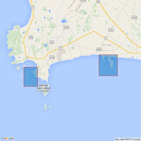 3724 Ports of Sattahip and Map Ta Phut Admiralty Chart