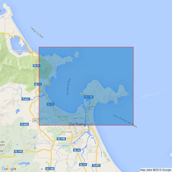 3884 Da Nang and Approaches Admiralty Chart