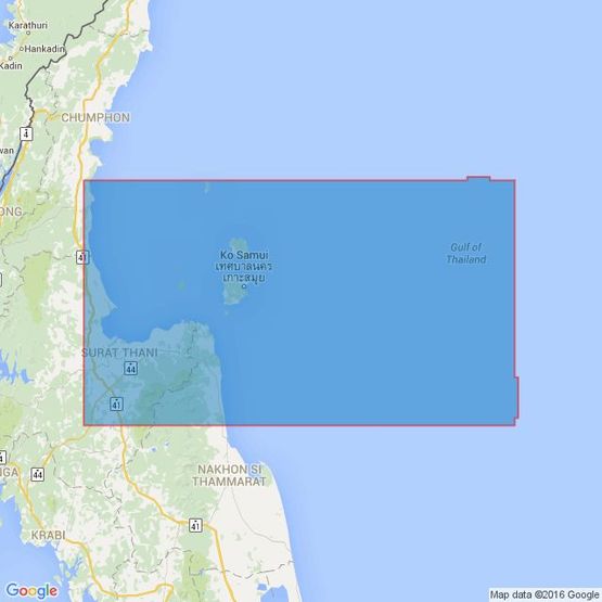 3963 Laem Kho Kwang to Laem Riu including Offshore Gasfields Admiralty Chart