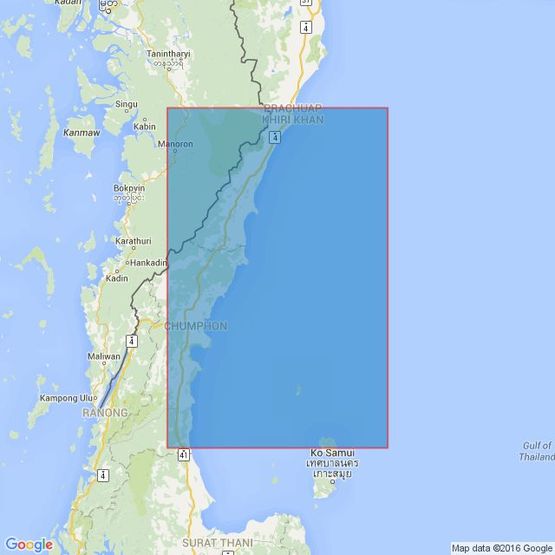 3964 Lang Suan to Prachuap Khiri Khan Admiralty Chart