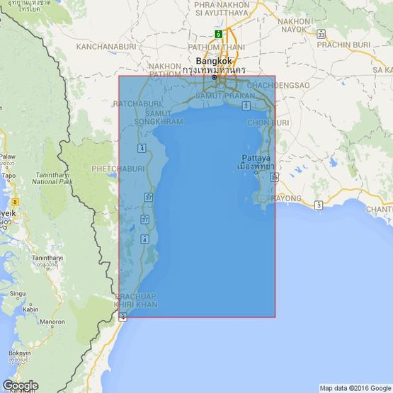 3965 Prachuap Khiri Khan to Ko Chuang Admiralty Chart