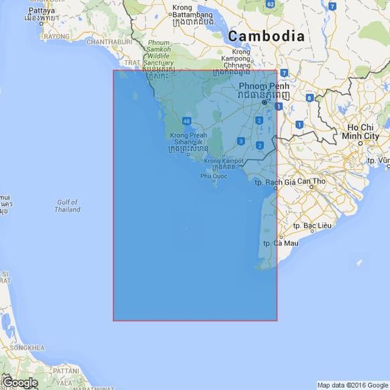 3985 Ko Kut to Hon Khoai Admiralty Chart