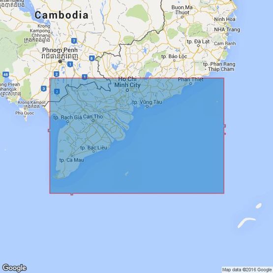 3986 Hon Khoai to Mui Ke Ga Admiralty Chart