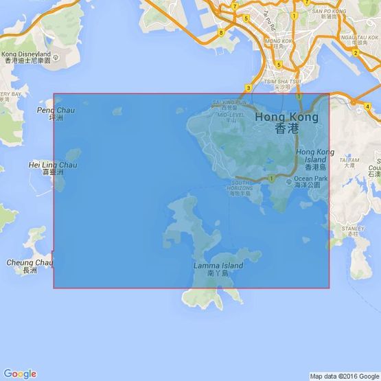 4121 Hong Kong, Lamma Channels Admiralty Chart