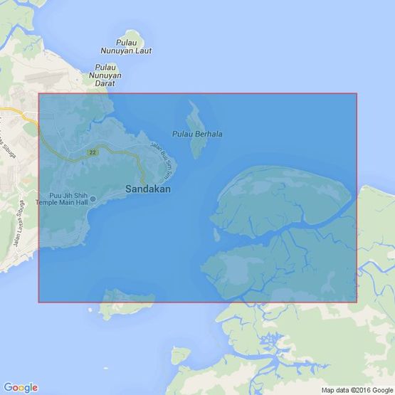 950 Pelabuhan Sandakan Admiralty Chart