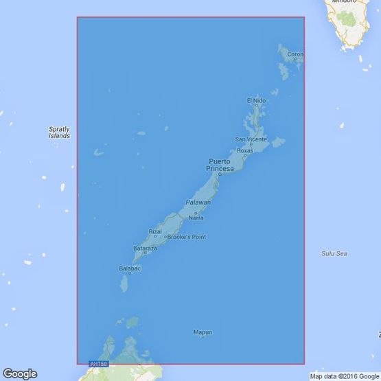 967 Palawan Admiralty Chart