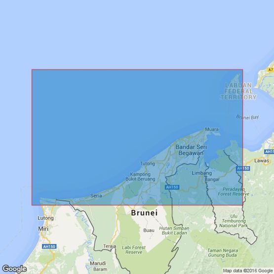 2109 Tanjung Baram to Labuan Admiralty Chart