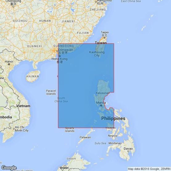 3489 Manila to Hong Kong Admiralty Chart