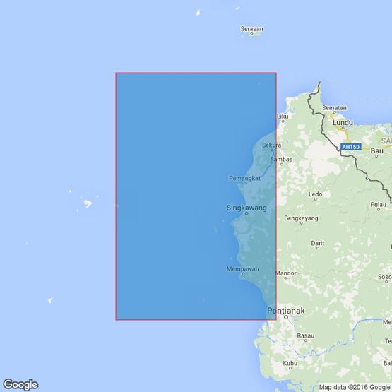 3720 Sungai Kapuas Kecil to Tanjung Bayung Admiralty Chart