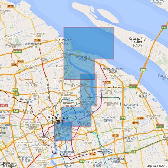 1601 Shanghai Admiralty Chart