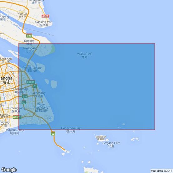 1602 Outer Approaches to Shanghai Admiralty Chart