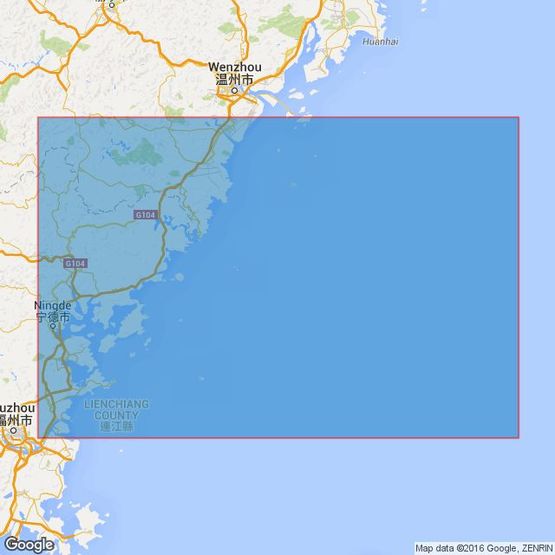 1754 Mazu Liedao to Beijishan Liedao Admiralty Chart