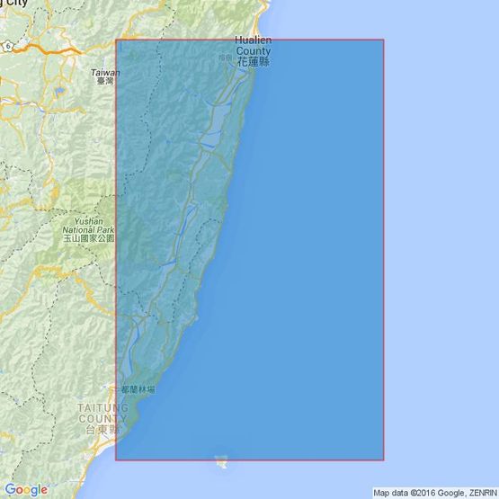 3234 T'ai-Tung Kang to Hua-Lien Kang Admiralty Chart