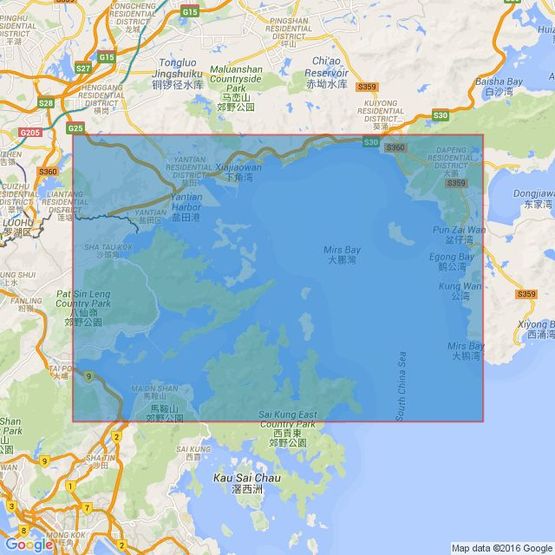 4128 Mirs Bay Admiralty Chart