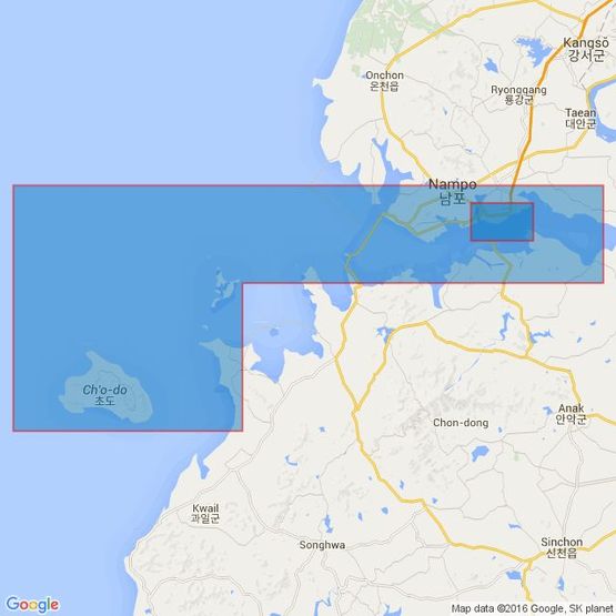 1257 Taech'ong Gundo to Namp'o Admiralty Chart